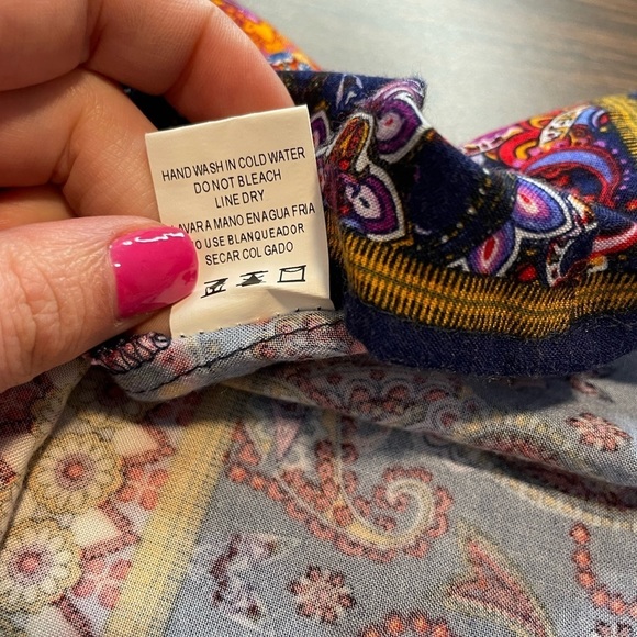 It Girl tank Multicolor Stripe Sz L - Picture 12 of 16